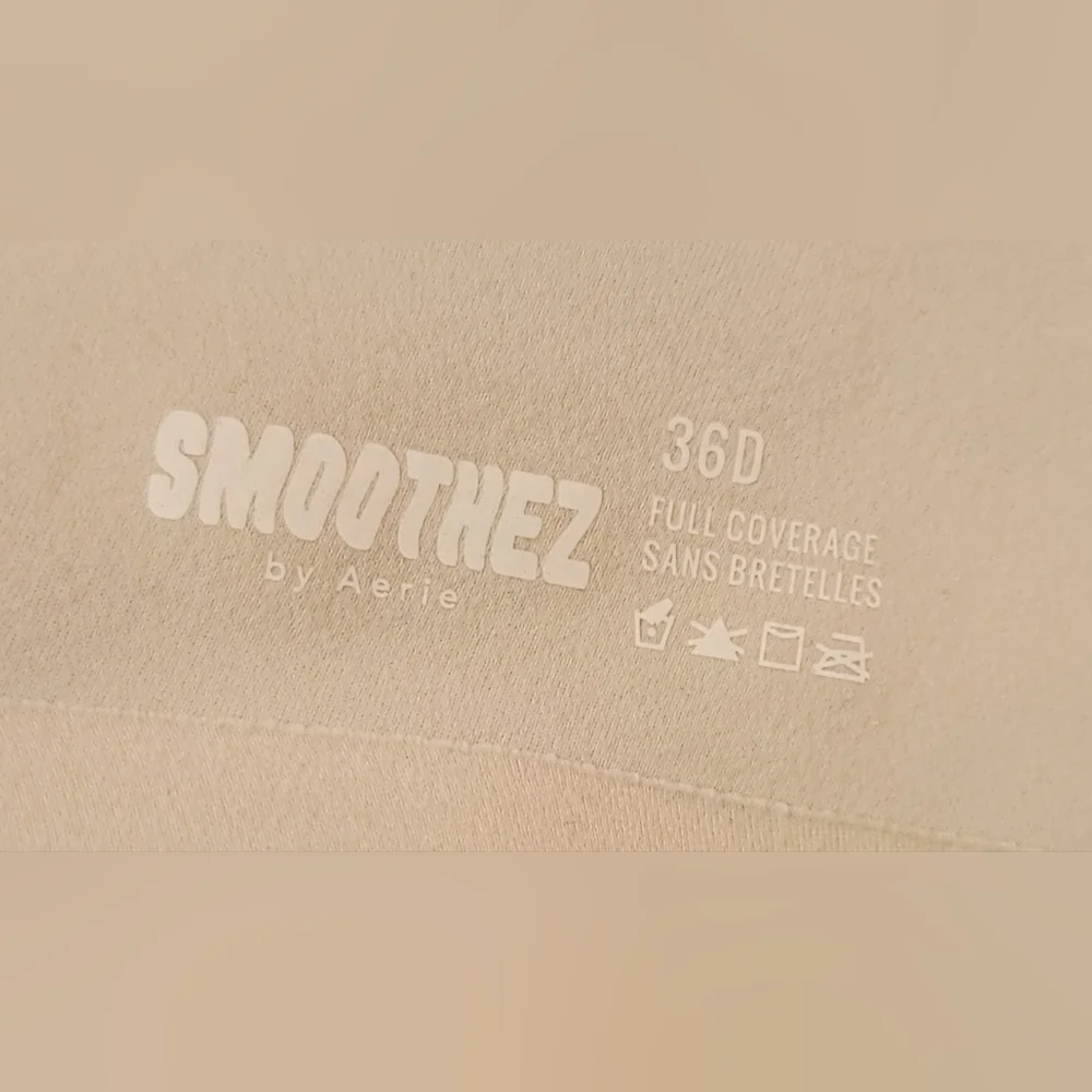 Aerie Smoothez Full Coverage Bra Sz 36D Off White Underwire - Picture 5 of 8